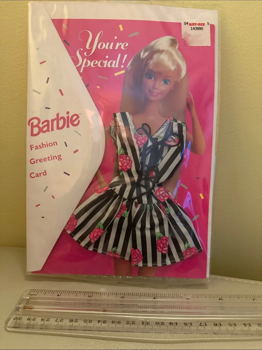 Barbie greeting card